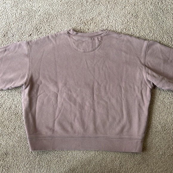 Girlfriend Collective Mauve Crewneck Sweatshirt - Picture 4 of 6